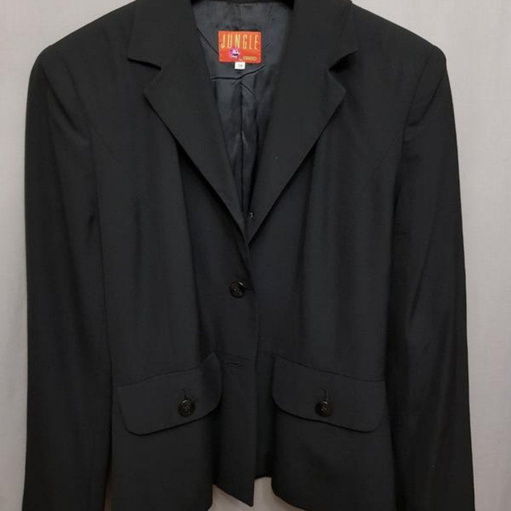 Vintage Kenzo Jungle Jacket black sz M